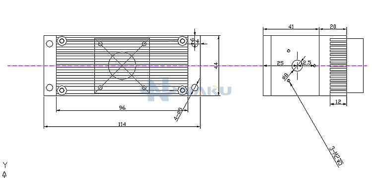 527nm 530nm green laser